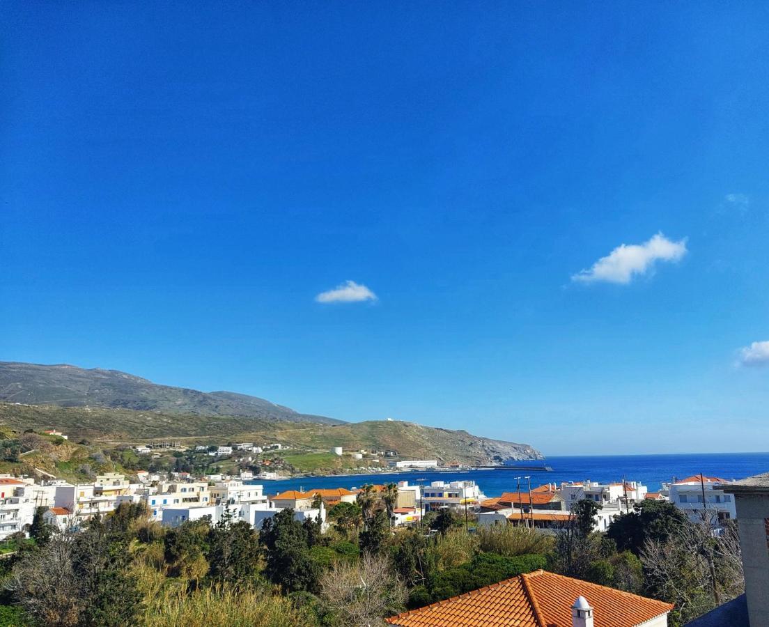 Apartament Anemone Bleu-Sea View-200M From Chora Pedestrian Ándros Zewnętrze zdjęcie